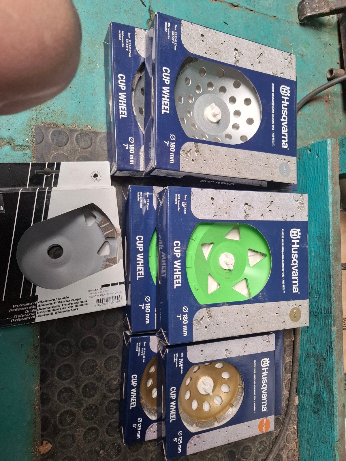 roues à gobelets, Enlèvement, Neuf, Ponceuse orbitale