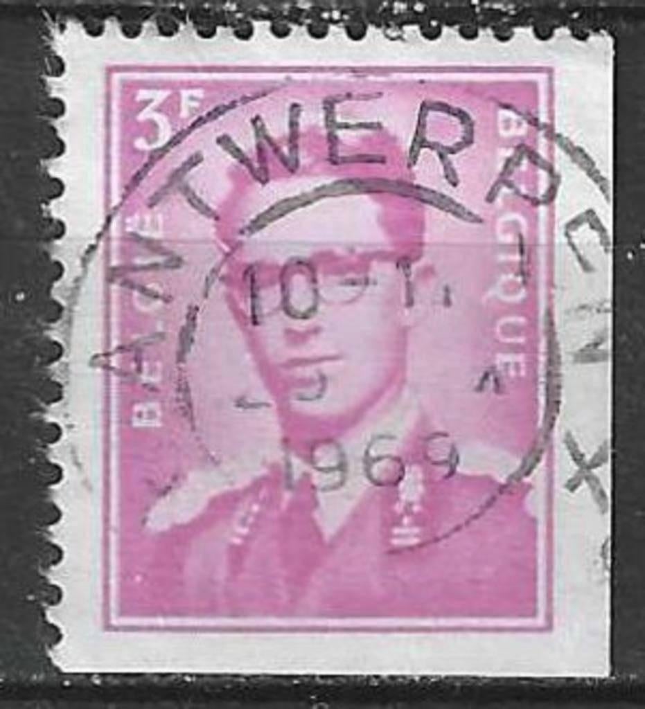 Belgie 1969 - Yvert 1485 /OBP 1485 RO - Boudewijn (ST), Verzenden, Gestempeld, Gestempeld, Koninklijk huis