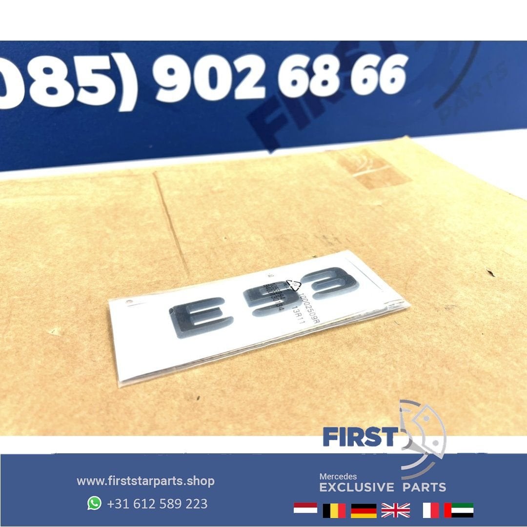 ZWART LOGO W213 C238 E53 AMG EMBLEEM ZWART EMBLEMEN E 53 KLA, Gebruikt, -, Ophalen of Verzenden, -