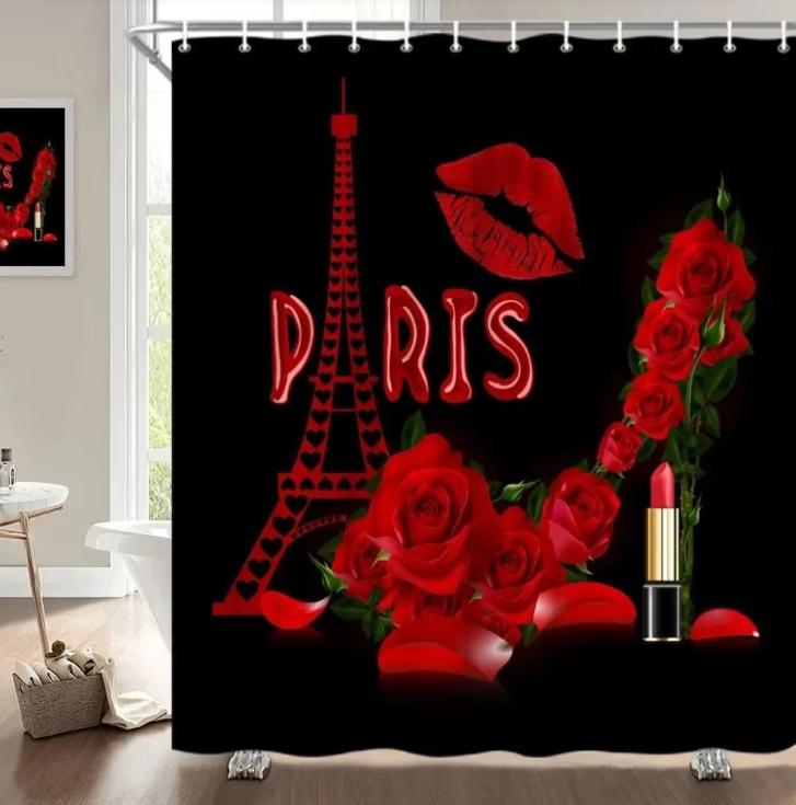 rideaux de douche pour la Saint-Valentin, fleurs et amour, Enlèvement ou Envoi, Neuf