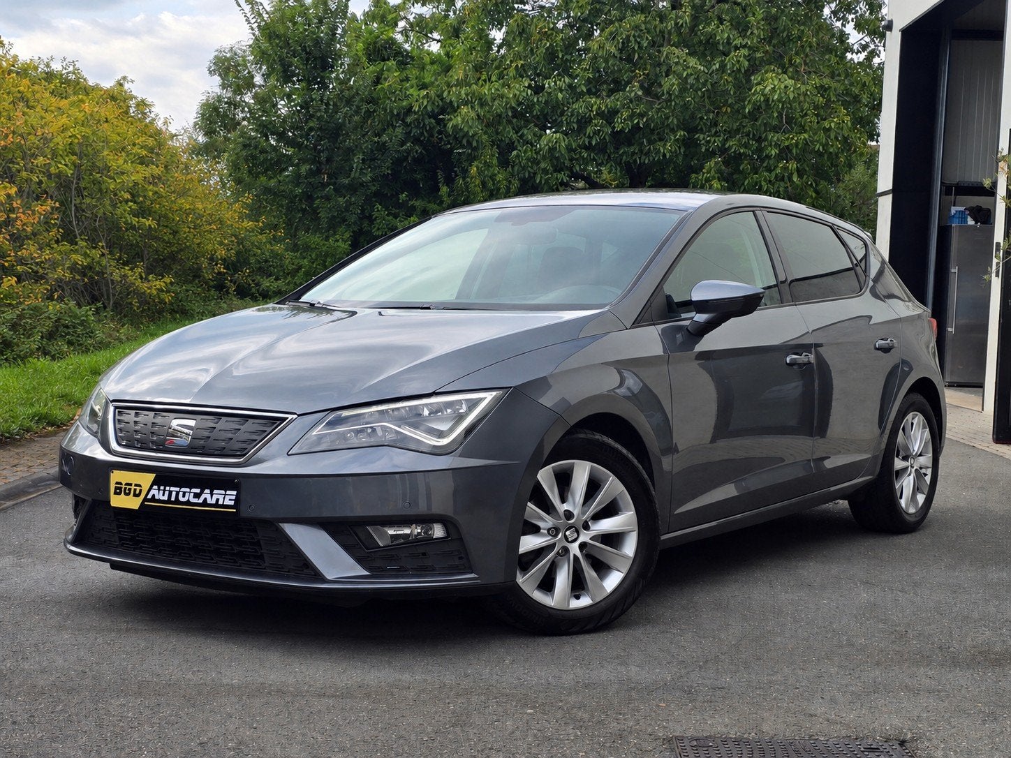 Seat Leon 1.0 TSI 115hp DSG Automaat/2018/LED/CARPLAY/FULL, Autos, Seat, Feux de virage, Argent ou Gris, Achat, Euro 6