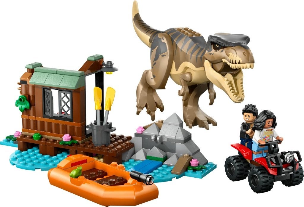 LEGO Jurassic World T. rex rivierontsnapping, Ophalen of Verzenden, Lego, Jurassic World