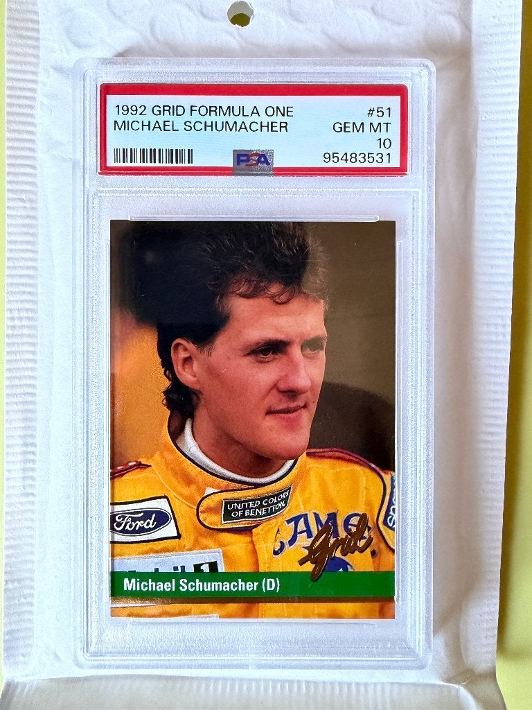 MICHAEL SCHUMACHER GRID FORMULA ONE 1992  #51  PSA 10, Verzamelen, Telefoonkaarten, Ophalen