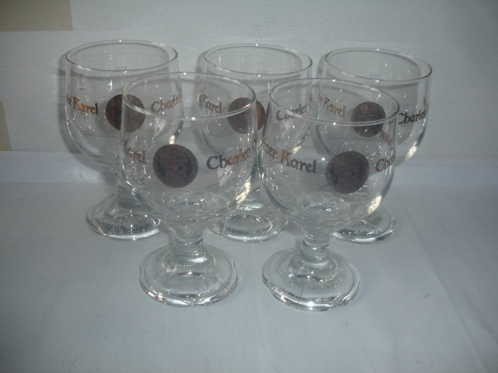 Bierglas Keizer Karel - Charles Quint, 33cl, € 1,50, Verzamelen, Biermerken, Ophalen of Verzenden, Zo goed als nieuw, Glas of Glazen
