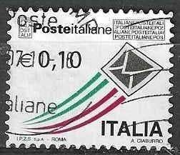 Italie 2010 - Yvert 3152 - Italiaanse Post - 0,10 euro (ST), Postzegels en Munten, Postzegels | Europa | Italië, Verzenden, Gestempeld