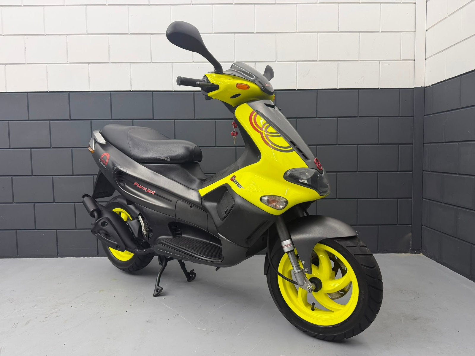 Gilera Runner 2Takt 50cc Sp Pro Dubbeldisk Opaco Geel Uniek!, Enlèvement