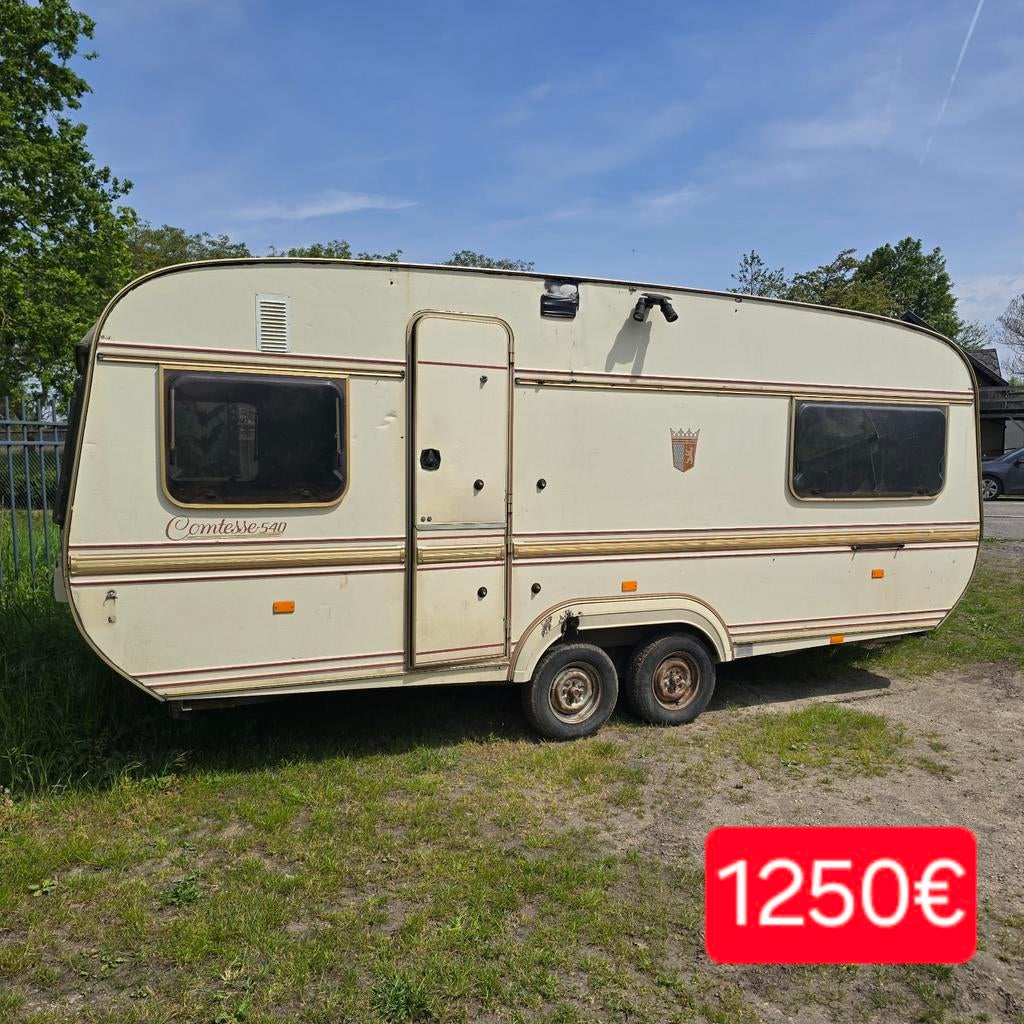 Caravan 6m werfkeet camping container bouw tuin paardenweide, Caravans en Kamperen, Caravanaccessoires, Ophalen