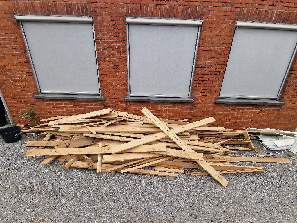Gratis hout, Ophalen