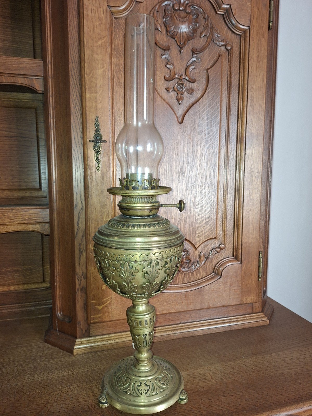 Quinquet lampe à pétrole, Enlèvement