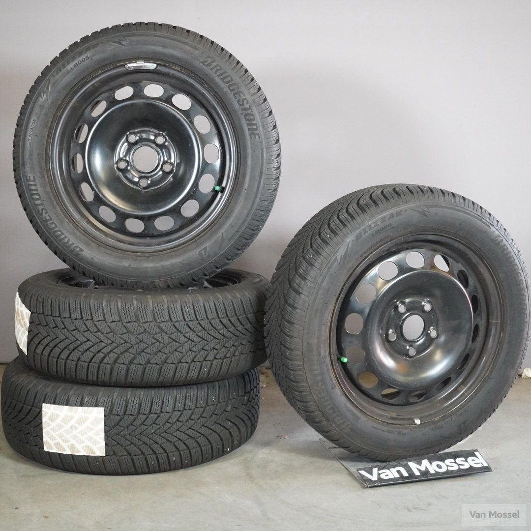 Bridgestone Blizzak LM005 255/55/R16 91H, Auto-onderdelen, Gebruikt, 255 mm, -, Banden en Velgen
