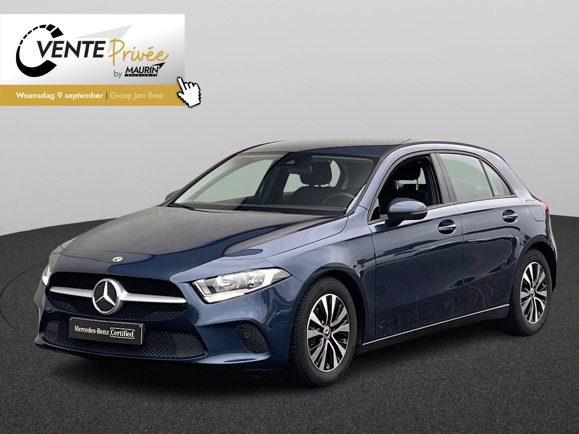 Mercedes-Benz A-Klasse 180 Business Line, Stof, Gebruikt, 4 cilinders, https://public.car-pass.be/vhr/7849bc00-f322-4511-b6c9-0876cf101a05