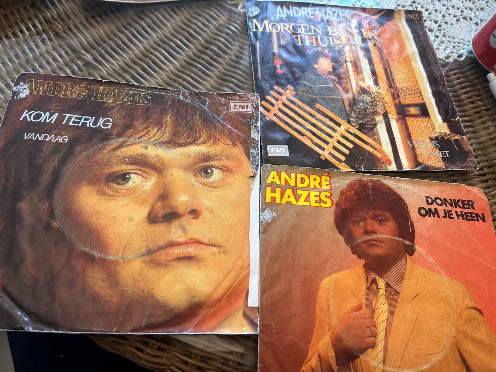 17 vinyl singles andre hazes, Ophalen, Zo goed als nieuw