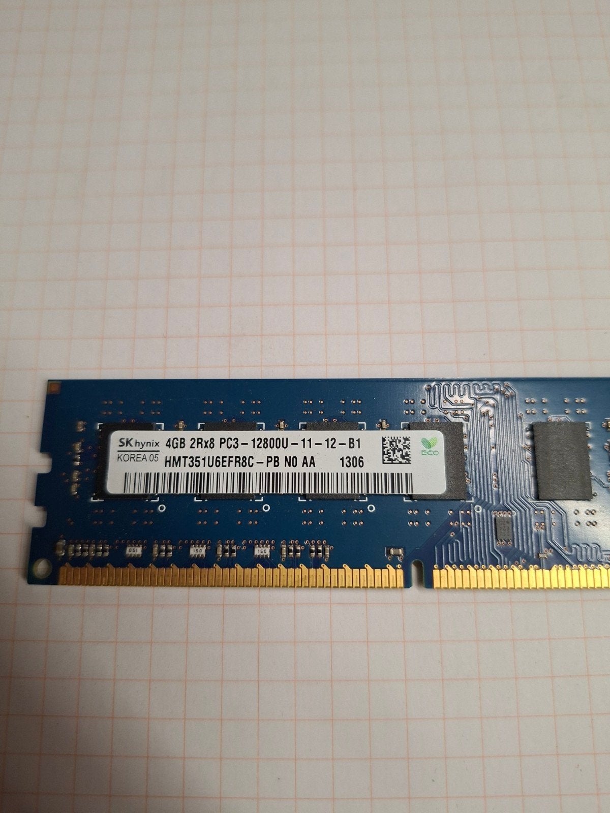 Mémoire RAM DDR3 PC Fixe - SK Hynix 4 Go 1600 MHz, Informatique & Logiciels, Enlèvement ou Envoi, DDR3, Utilisé, Desktop