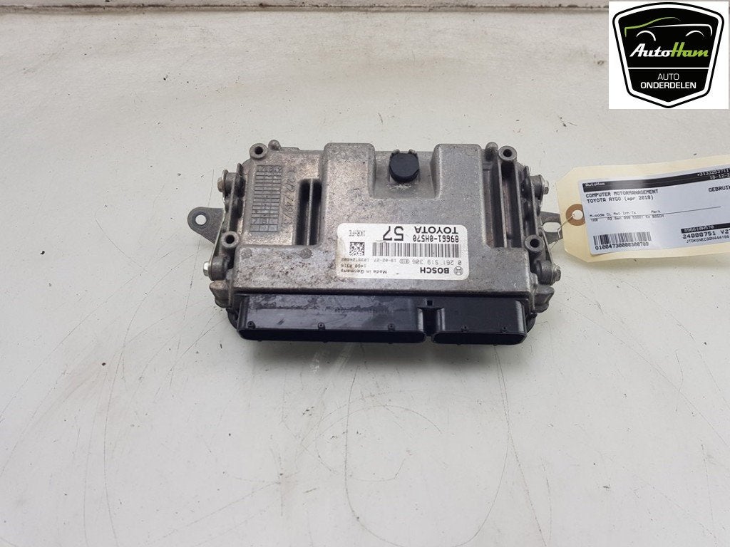 CALCULATEUR MOTEUR ECU Toyota Aygo (B40) (01-2014/06-2018), Robert Bosch AG, Toyota, Utilisé, Robert-Bosch-Allee 1
74232  Abstatt, DE