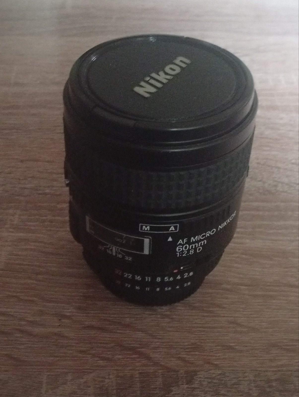 Objectif Micro Nikkor AF-D ouvre à 2.8, Ophalen