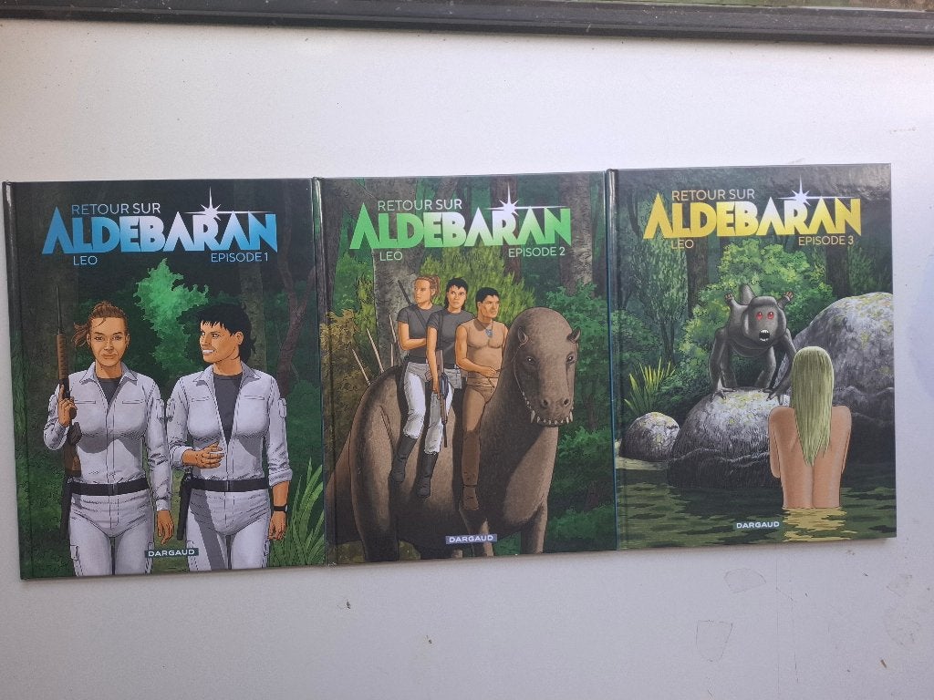RETOUR SUR ALDEBARAN TOMES 1 à 3 SERIE COMPLETE TBE REED, Série complète ou Série, Enlèvement ou Envoi, Comme neuf