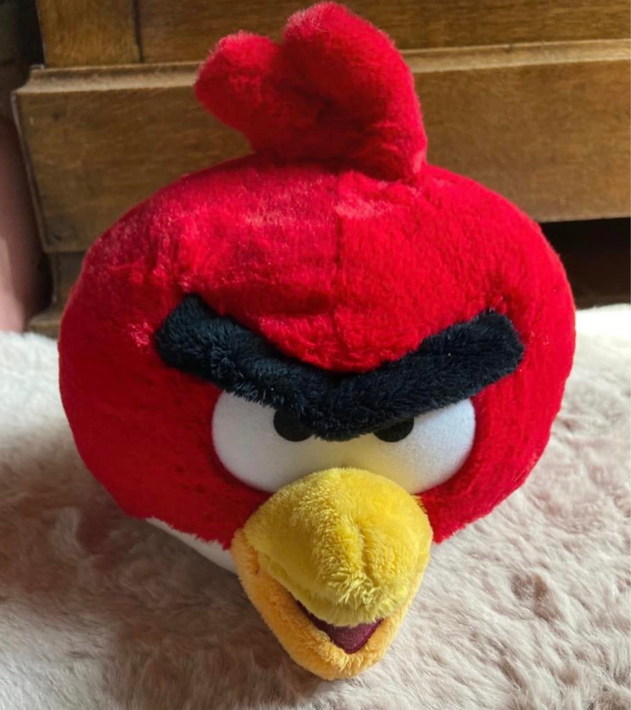 Dikke Angry Birds knuffel, Kinderen en Baby's, Speelgoed | Knuffels en Pluche, Overige merken, Overige typen, Ophalen of Verzenden