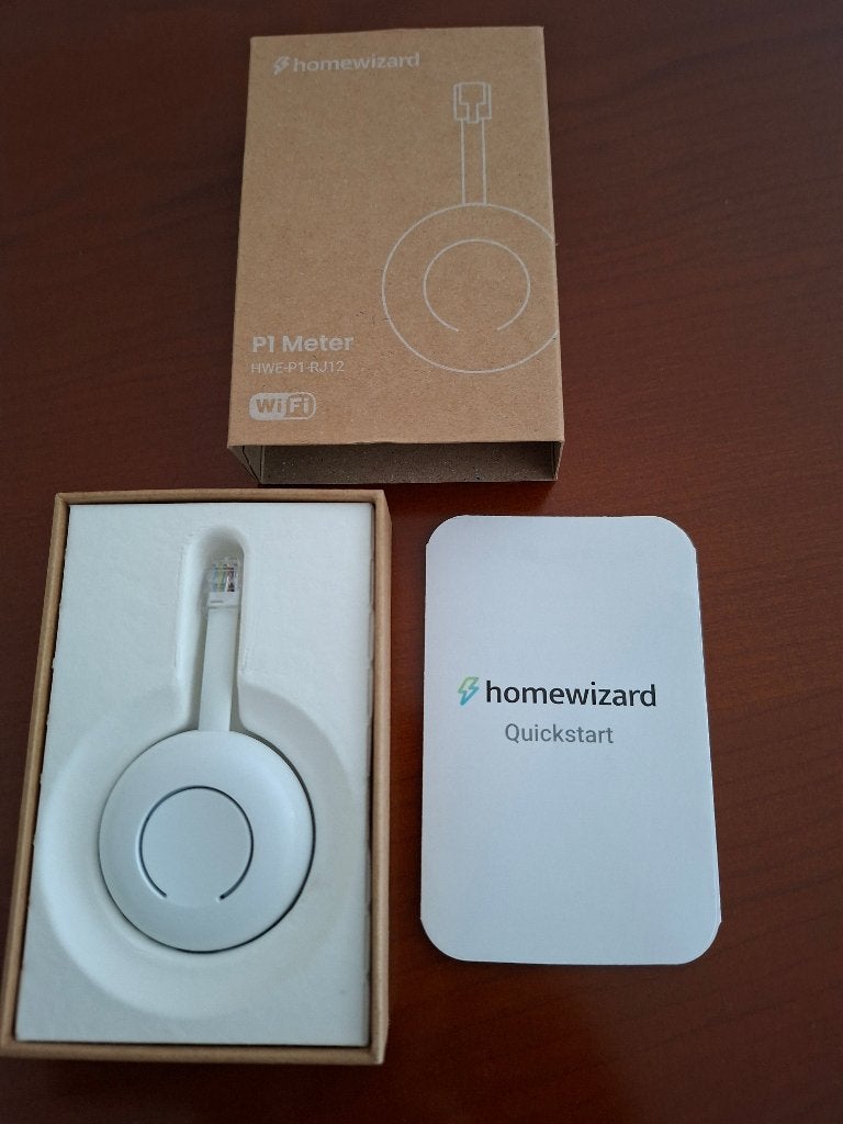 P meter Homewizard + USB-C adapter + kabel, Bricolage & Construction, Instruments de mesure, Enlèvement, Neuf, Autres appareils de mesure ou compteurs