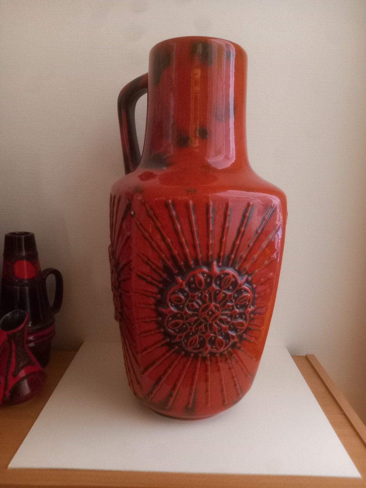 Vintage fat lava  - West-Germany vaas, Huis en Inrichting, Woonaccessoires | Vazen, Ophalen