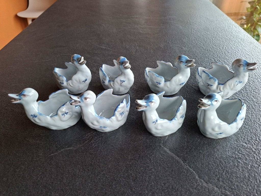 Keramische eendjes gesigneerd E. Gallé, Nancy, Ophalen