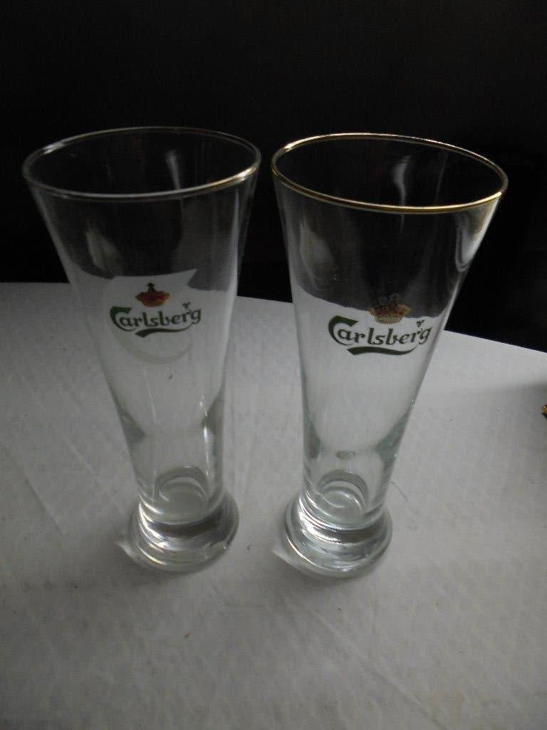 Glazen Carlsberg, Verzamelen, Ophalen of Verzenden, Gebruikt, Glas of Glazen, Overige merken