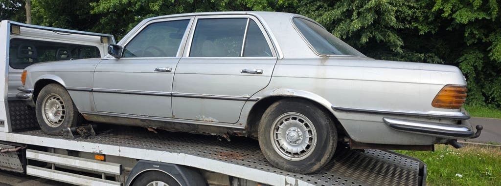 Mercedes 280se w116 automaat met airco, foto 2