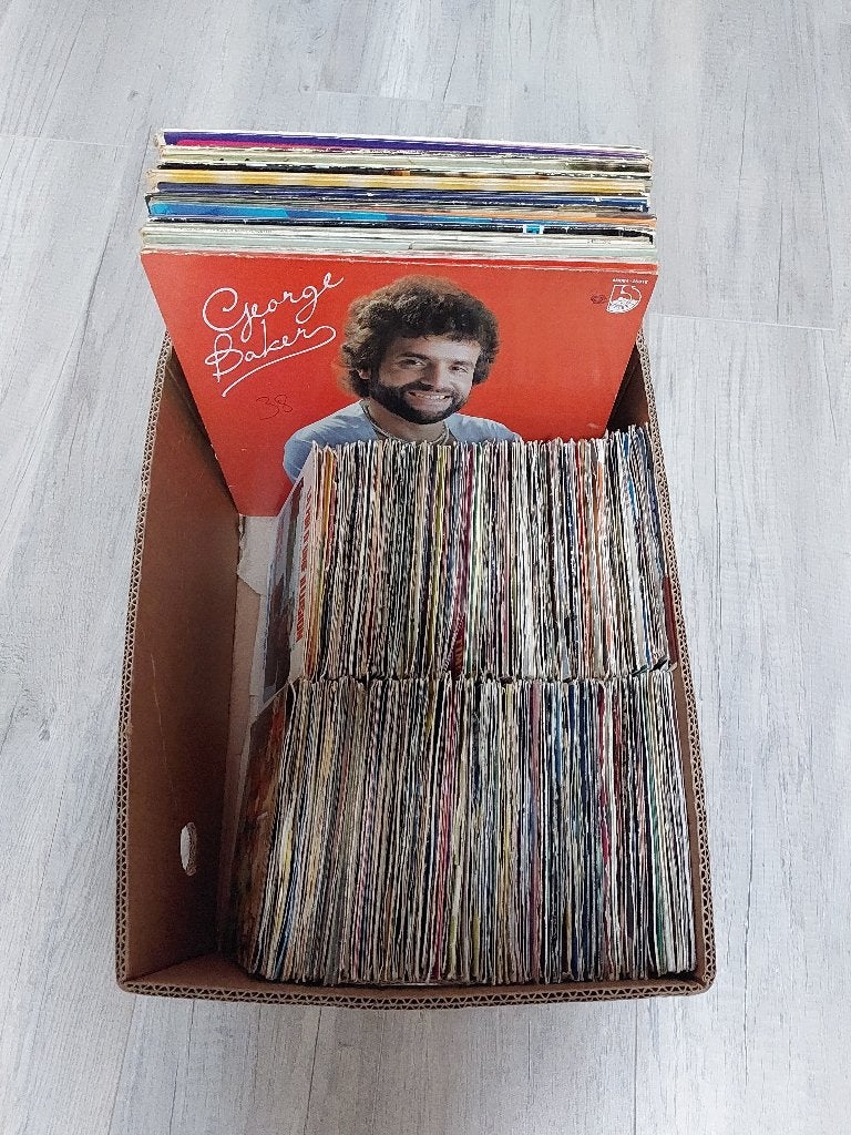 Lot Singles en LP'S., Cd's en Dvd's, Ophalen, LP, Gebruikt, 7 inch
