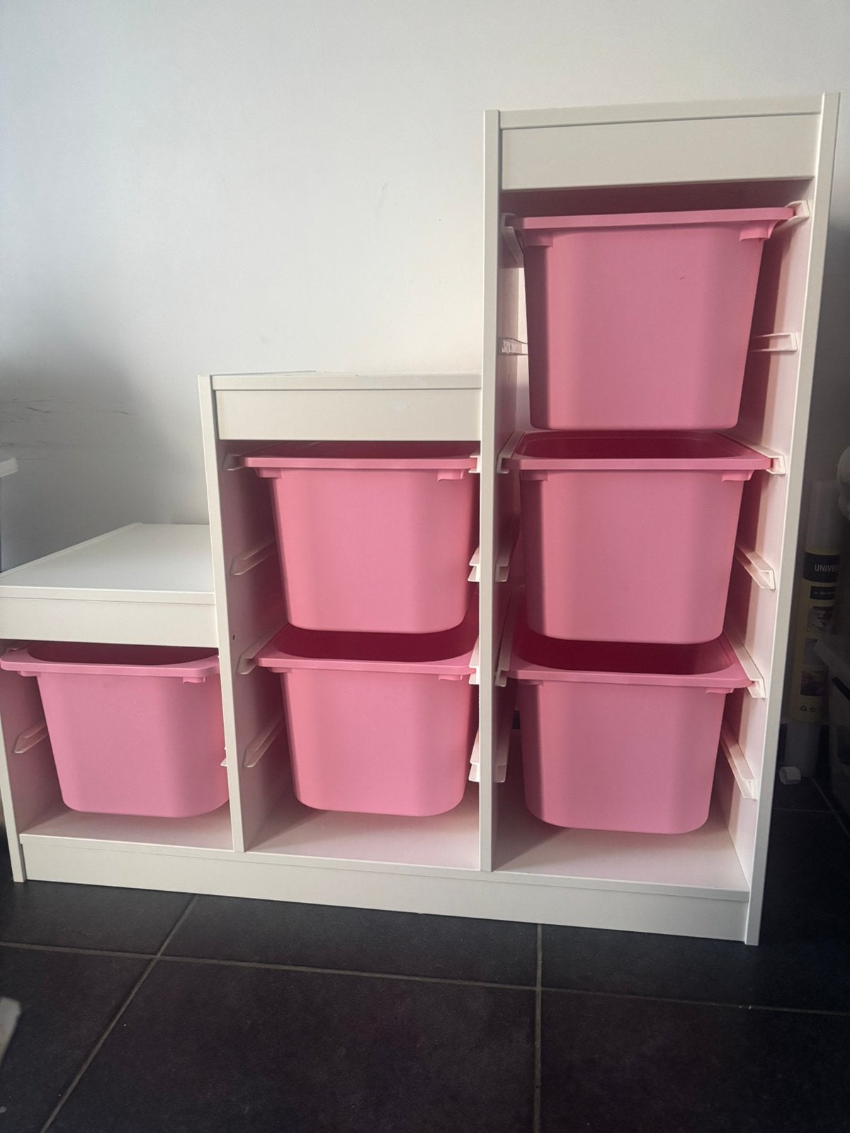 Ikea roze opbergkast, Enfants & Bébés, Chambre d'enfant | Commodes & Armoires, Enlèvement, Utilisé