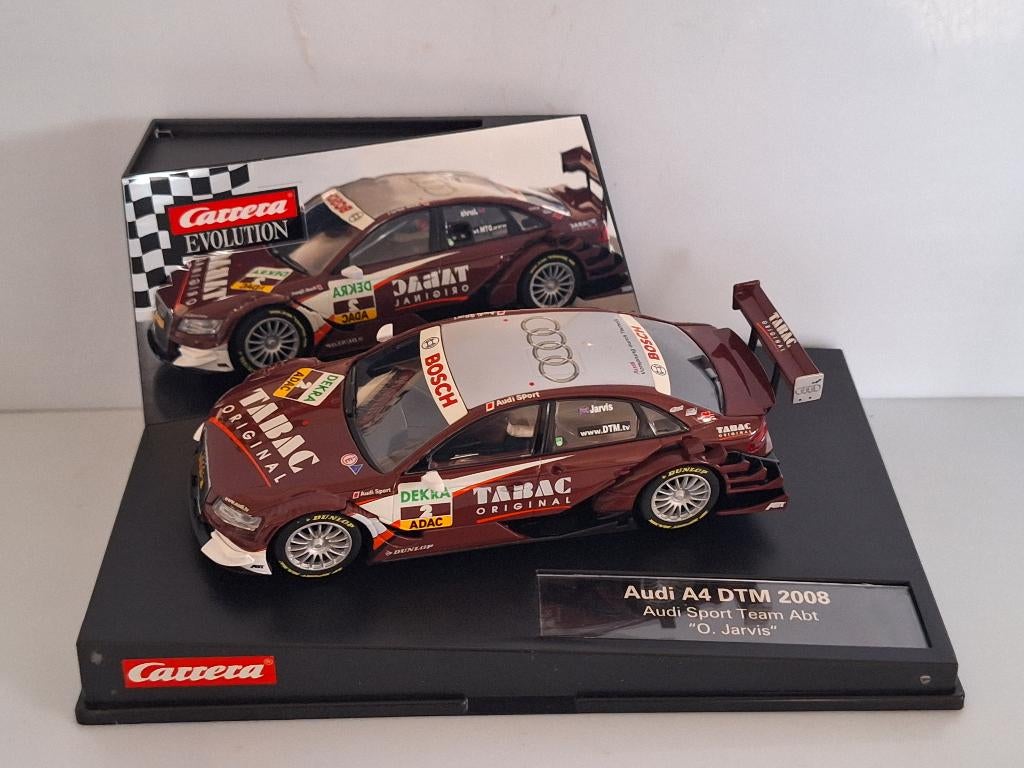 Carrera Evolution Audi A4 DTM 2008 ABT O,Jarvis Saison 2010, Racebaan, Verzenden, Carrera, Nieuw