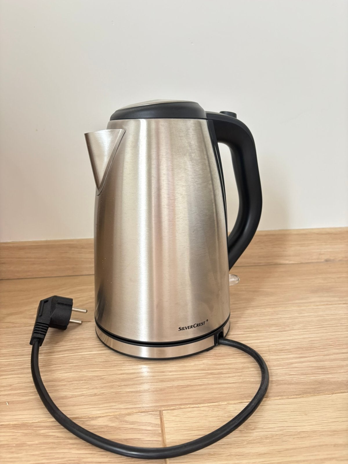 Waterkoker grijs SilverCrest, Elektronische apparatuur, 1 tot 2 liter, Ophalen of Verzenden, Nieuw