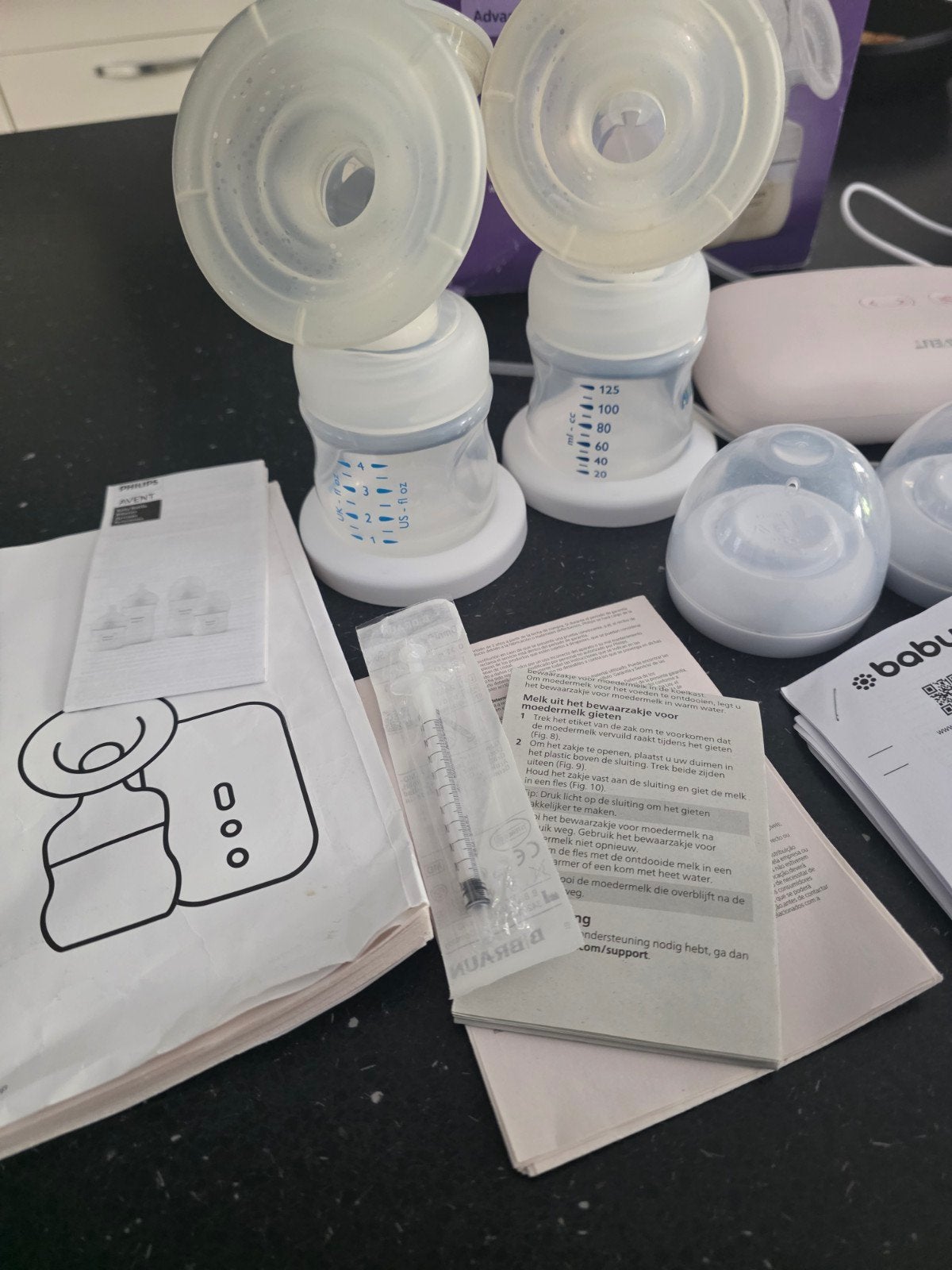 Avent dubbele elektrische borstkolf, Kinderen en Baby's, Babyvoeding en Toebehoren, Ophalen of Verzenden, Borstkolf, Philips Avent