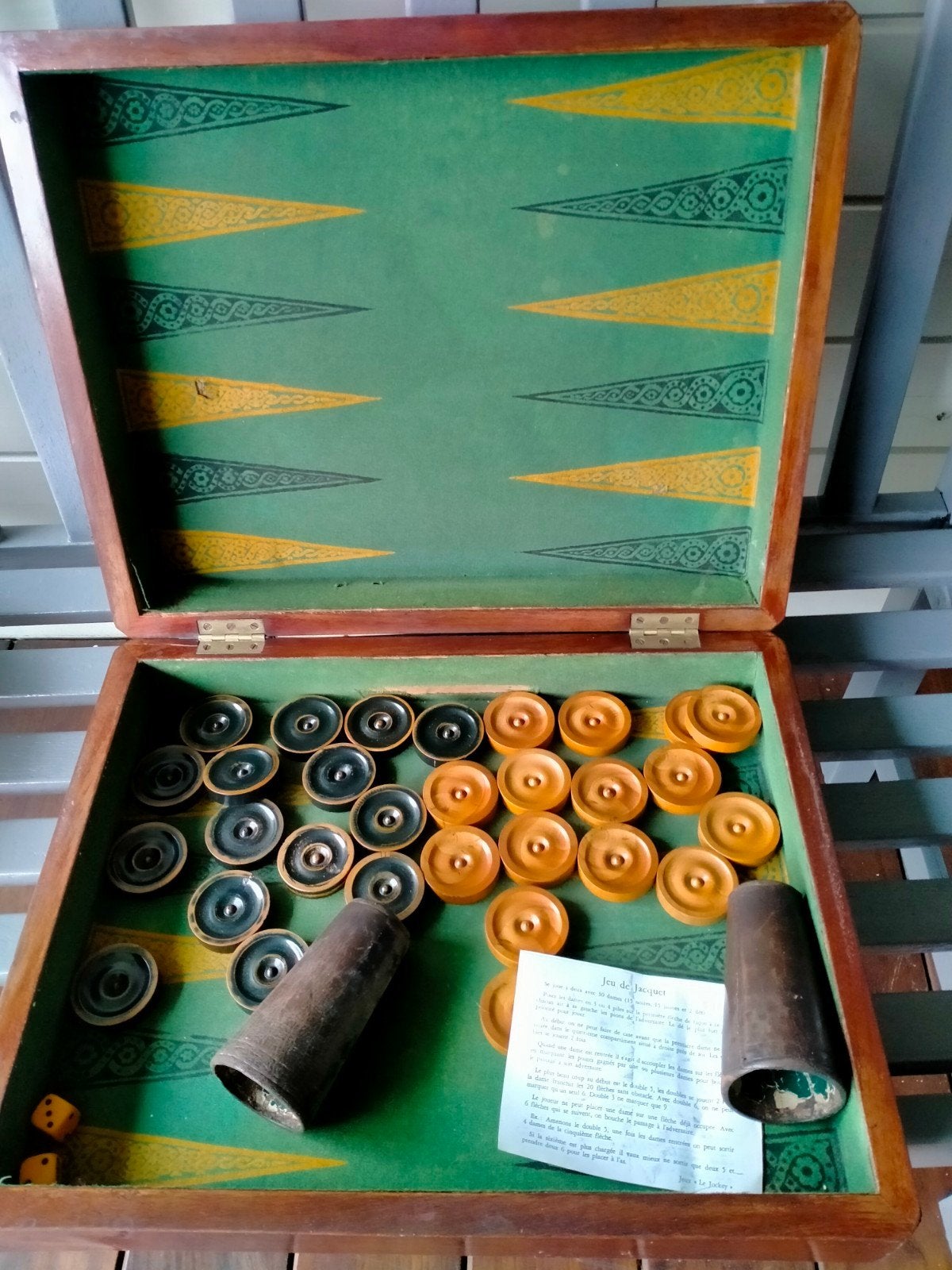 backgammon, Antiek en Kunst, Ophalen