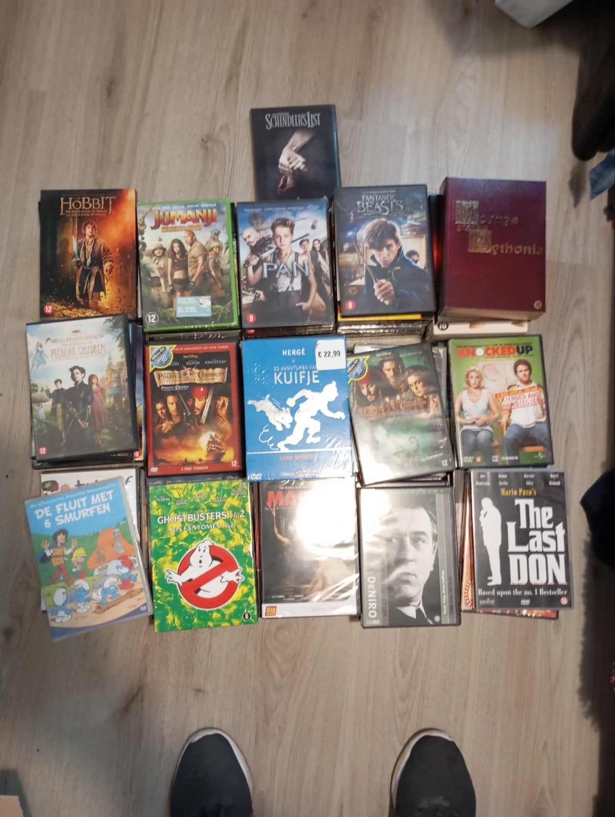 Lot dvds, Ophalen