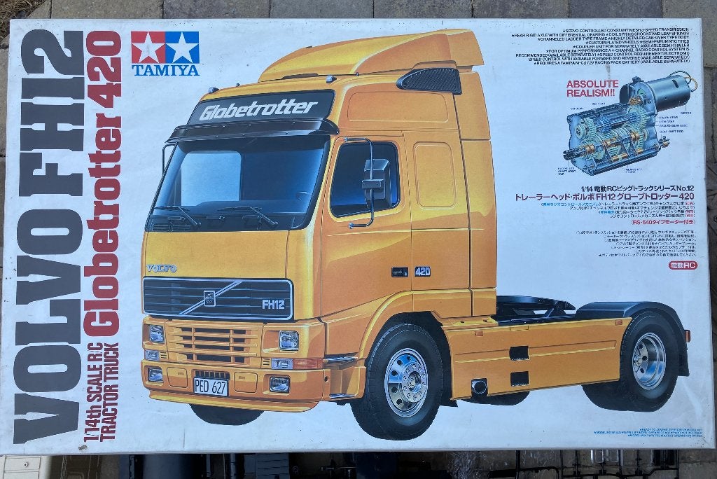 Tamiya Volvo FH12 1/14, Hobby en Vrije tijd, Ophalen of Verzenden, Zo goed als nieuw