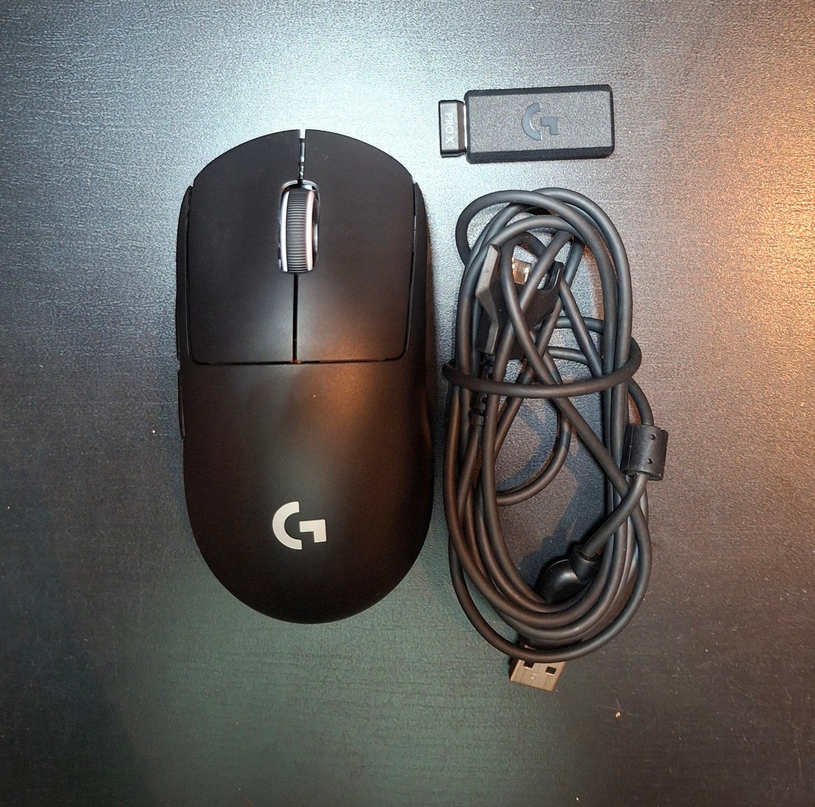 Souris Logitech G PRO X Superlight (Noire) + Patins Verre Su, Informatique & Logiciels, Souris, Logitech G, Enlèvement ou Envoi