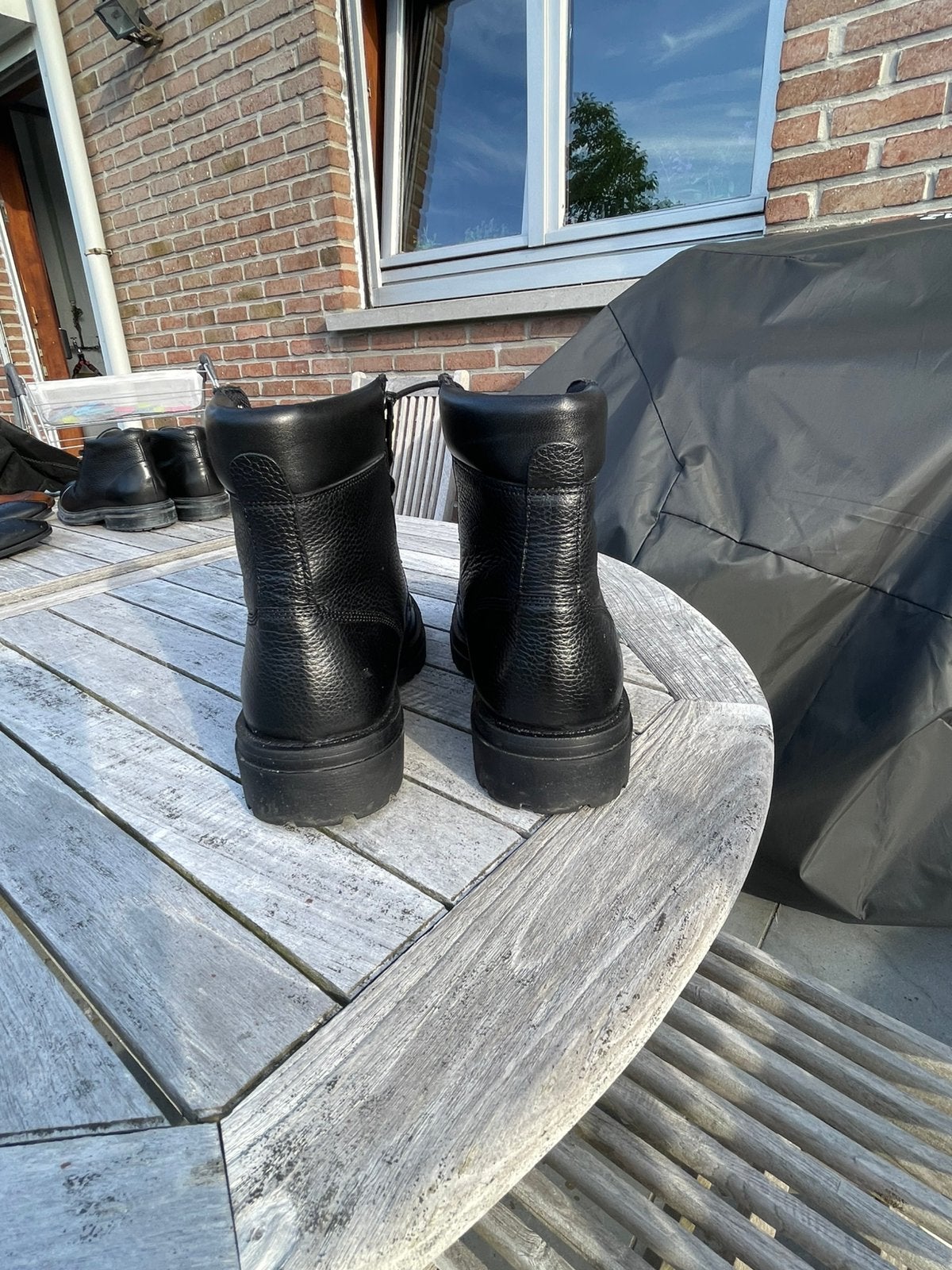 Nieuwe boots leder, maat 41. Merk Royal Republiq, Vêtements | Hommes, Chaussures, Neuf, Bottes, Enlèvement, Noir