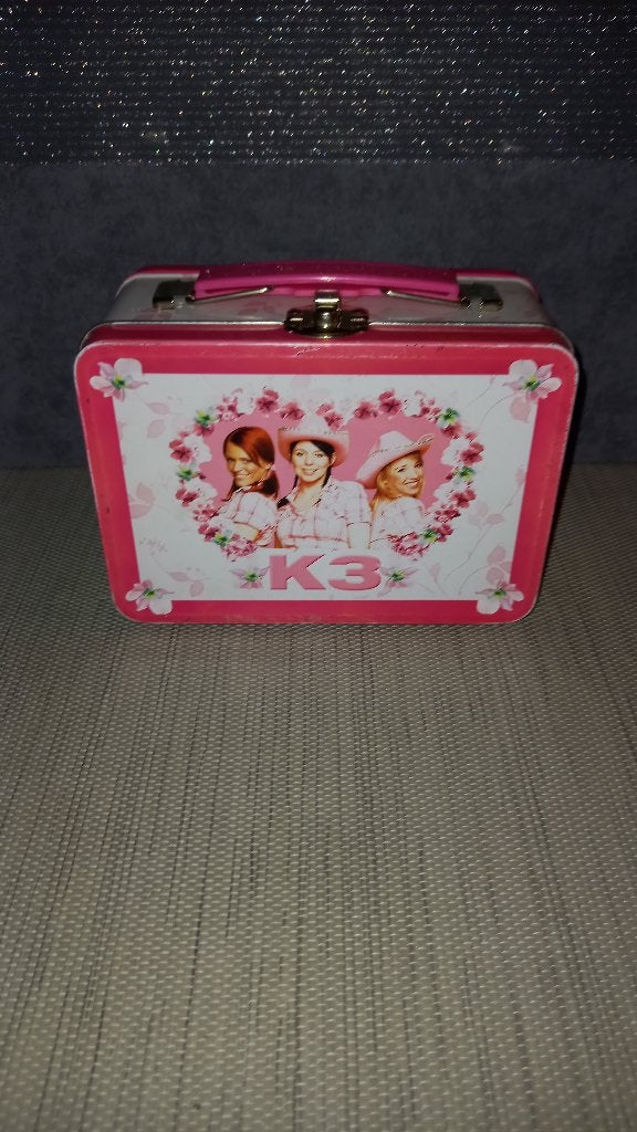 Vintage K3 Originals blikken doos, Ophalen of Verzenden, Gebruikt, Gebruiksvoorwerp