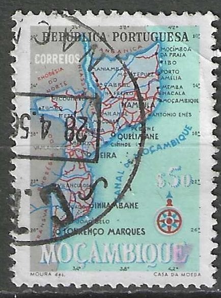 Mozambique 1954 - Yvert 444 - Portugese provincie  (ST), Postzegels en Munten, Postzegels | Afrika, Verzenden, Gestempeld