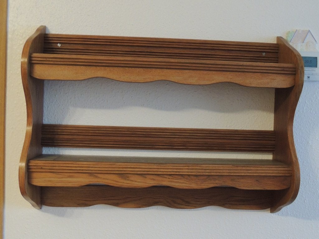 Etagère double en chêne, Enlèvement