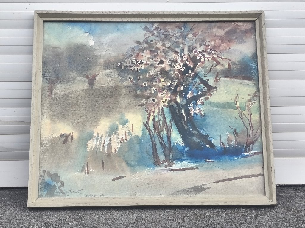 Aquarelle signe, Enlèvement ou Envoi, Aquarelle