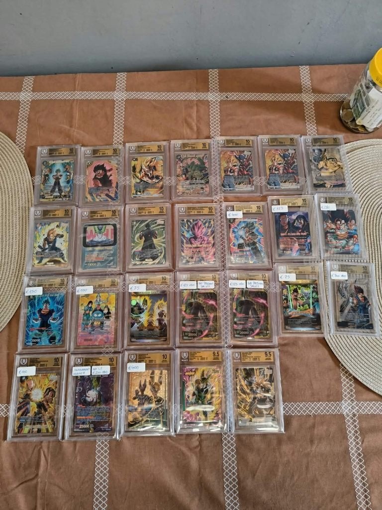 Dragon Ball Super TCG Slabs/Kaarten (NM+ BGS 10/BGS 9.5), Ophalen of Verzenden, Nieuw, Speelkaart(en)
