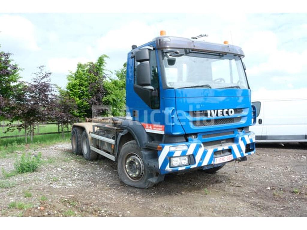REF:1211 - Camion porte container Iveco Trakker (2012-379.55, Autos, Camions, Achat, Entreprise, Iveco, Autres carburants