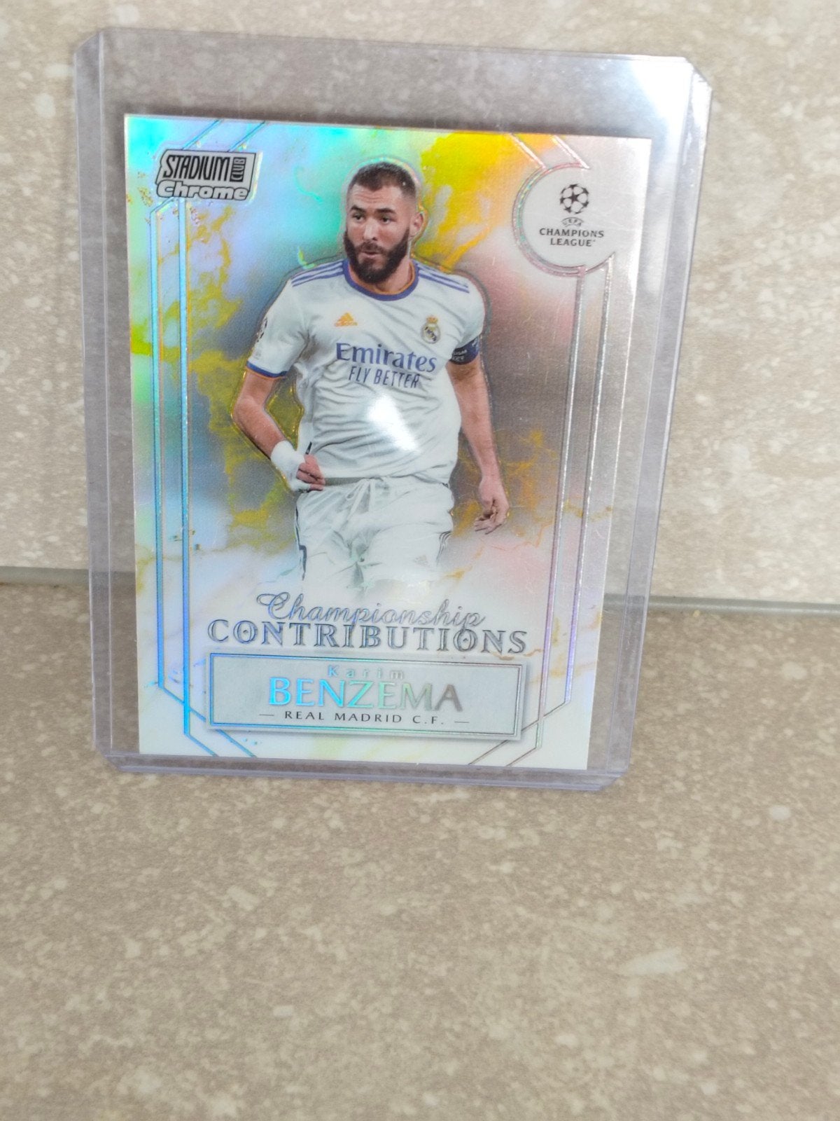 Topps 2021-2022 Karim Benzema real Madrid, Ophalen of Verzenden