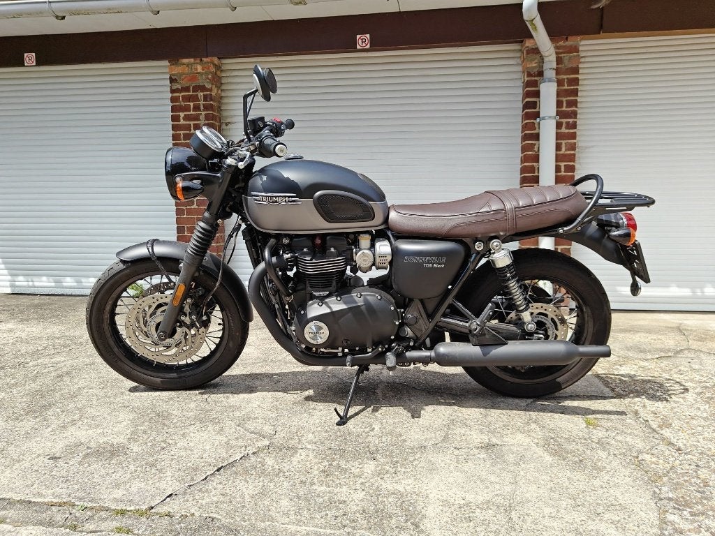 Triumph Bonneville T120 Black, Motoren, 2 cilinders, Occasion, Motorrijbewijs A, Bedrijf