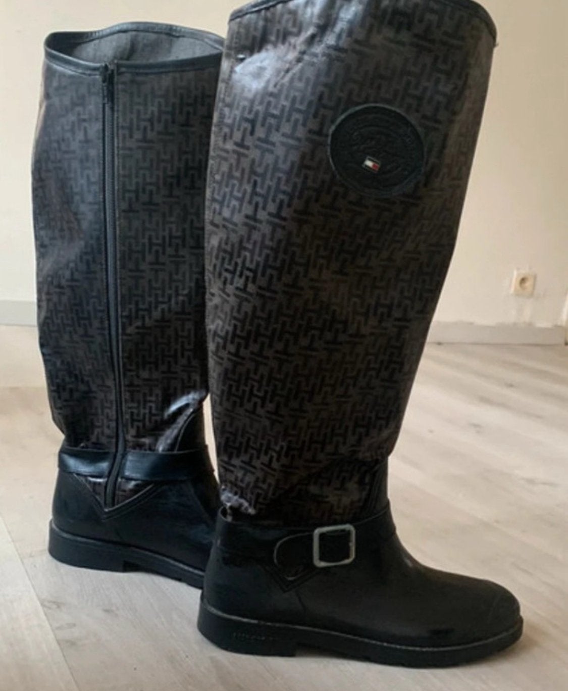Bottes vintage Tommy Hilfiger T40 style équitation Y2K, Animaux & Accessoires, Enlèvement, Comme neuf, S