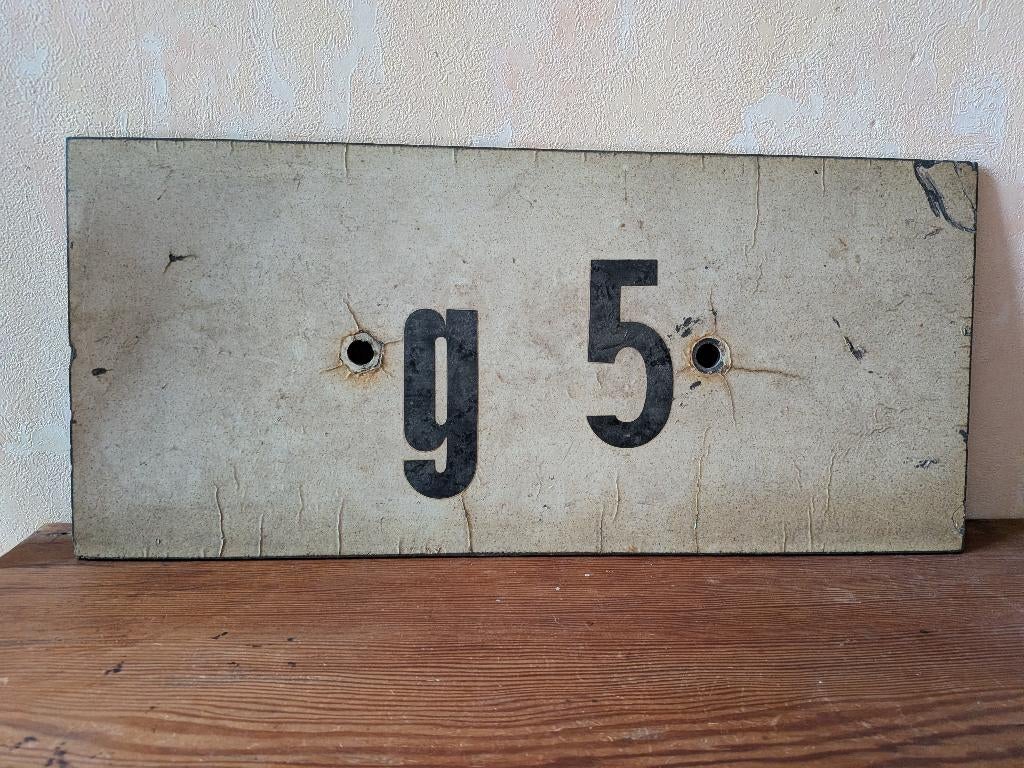 Plaque SNCB, Collections, Enlèvement ou Envoi, Utilisé