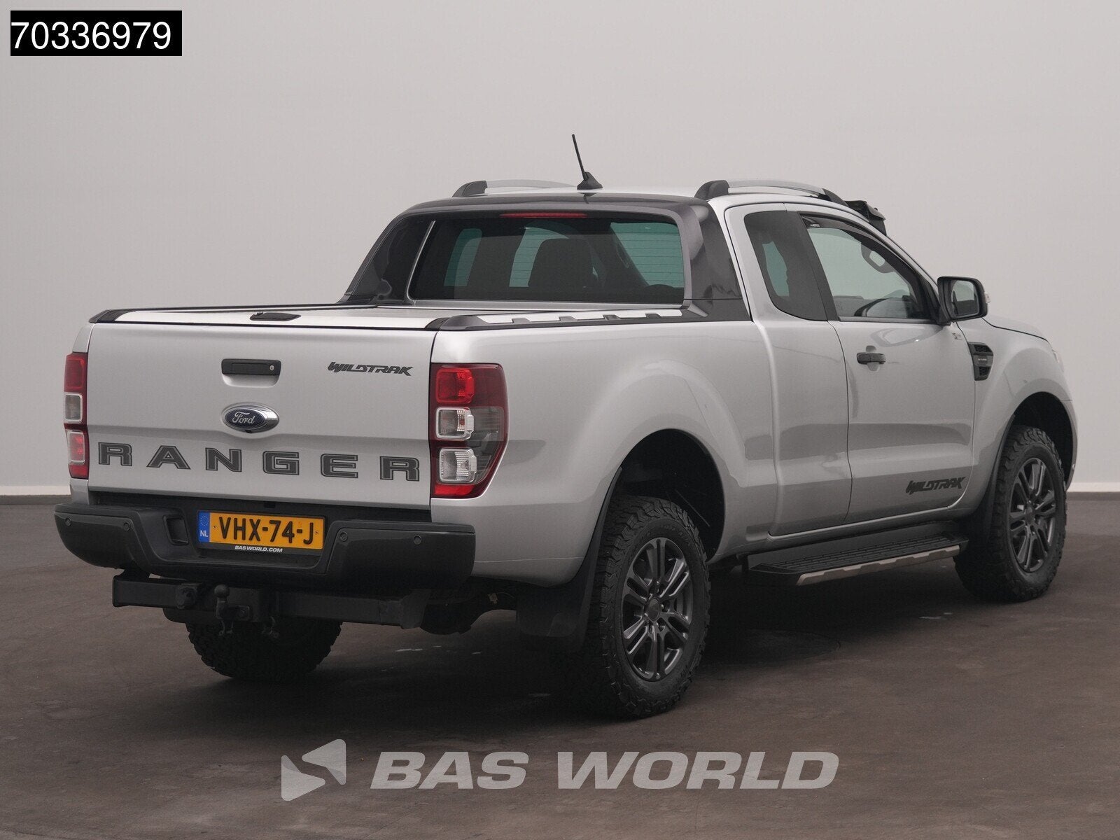 Ford Ranger 210pk Automaat 4X4 Wildtrack Trekhaak AC/Climate, Autos, Cuir, Argent ou Gris, Achat, 213 ch