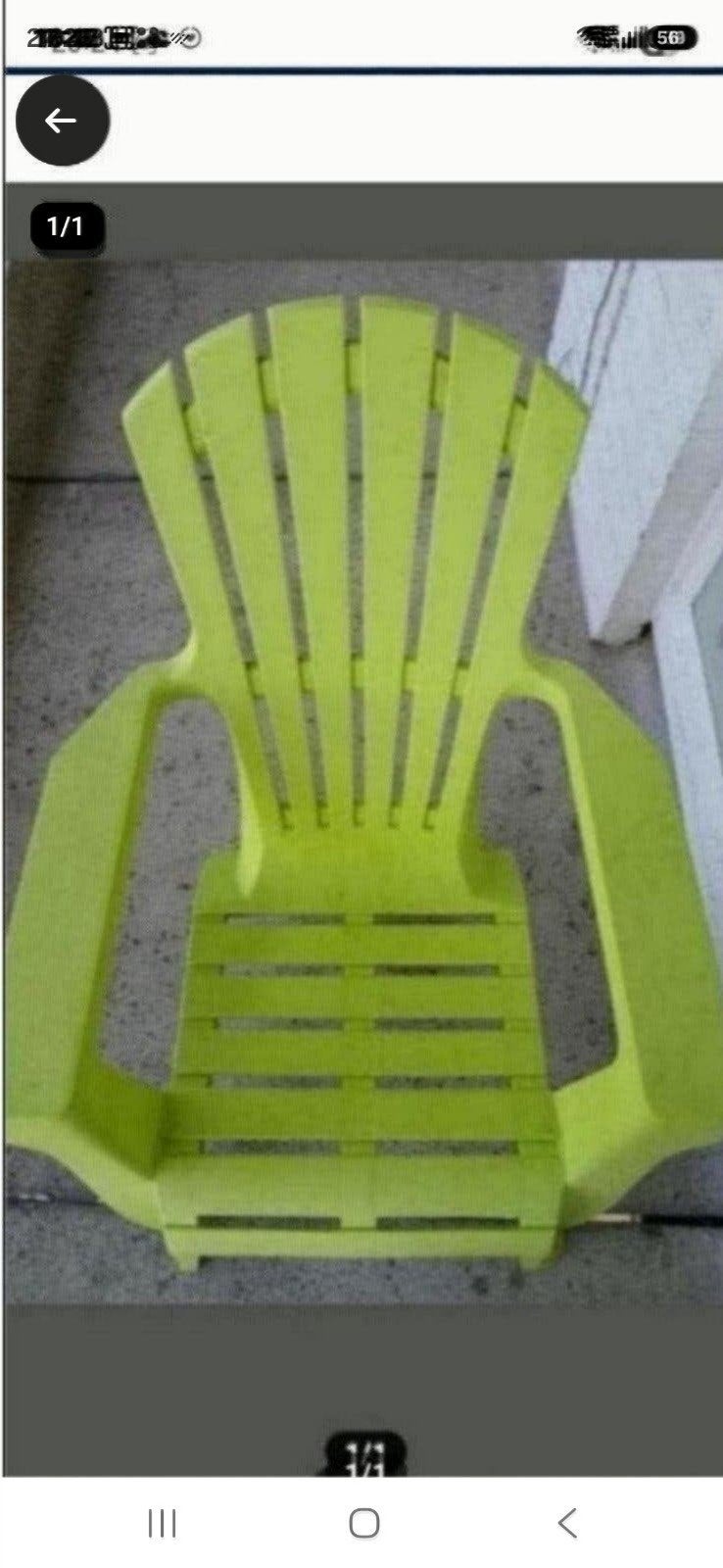 CHAISES MONOBLOC JARDIN ETAT NEUF PRIX 10 EUR PIÈCE 2 DISPOS, Enlèvement