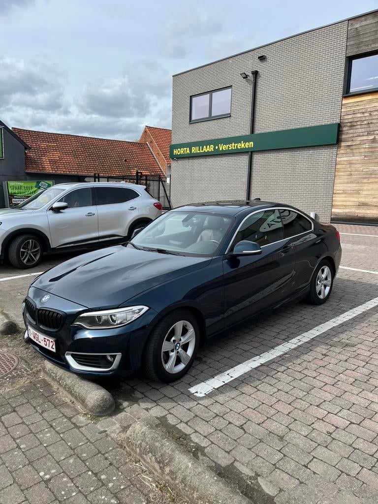 BMW 220d coupé - automaat, 184pk, 11/2014, 174000km, Auto's, BMW, Automaat, Achterwielaandrijving, 2 Reeks, Blauw