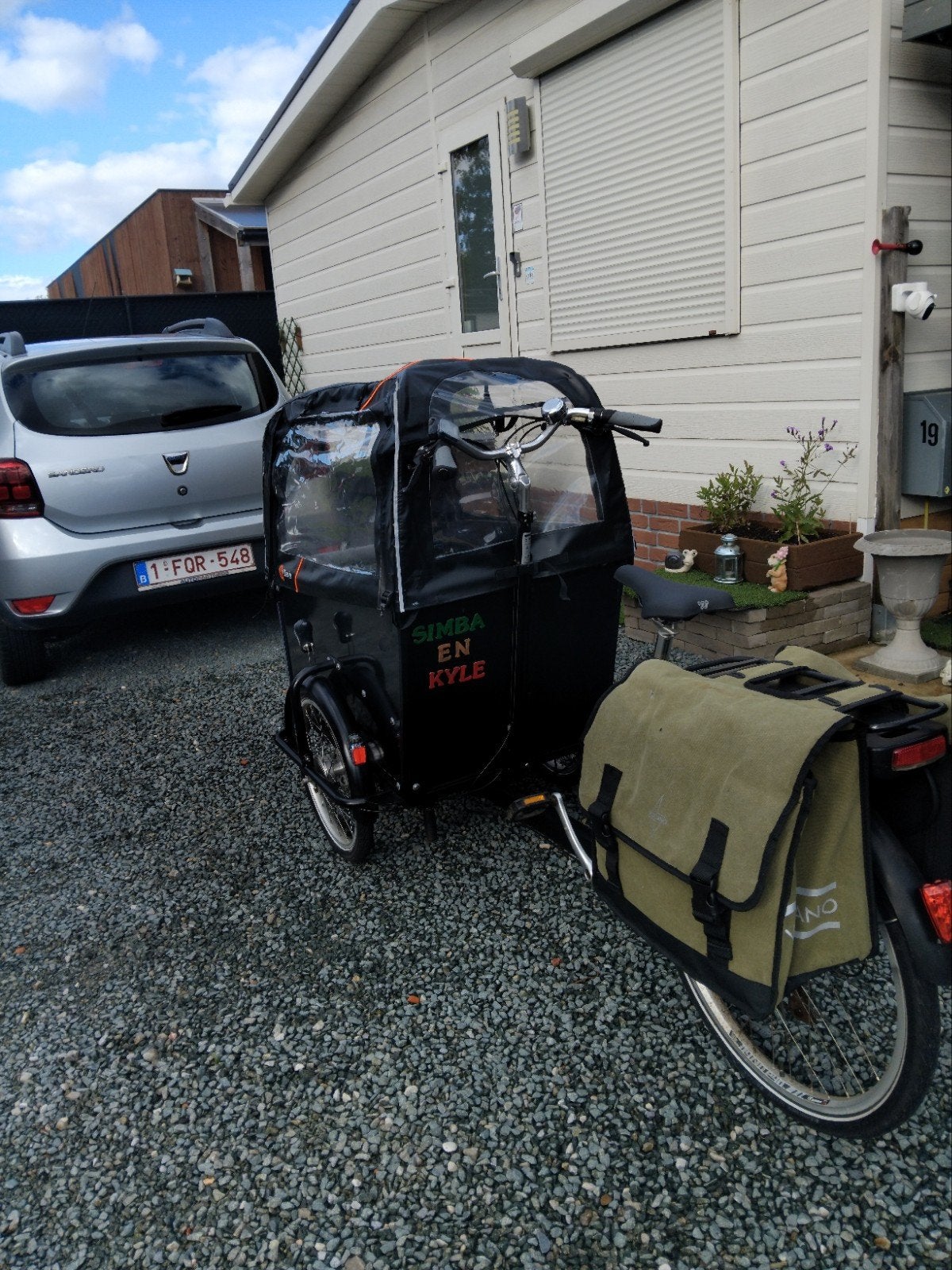e-bakfiets babboe big, Ophalen, Zo goed als nieuw, Bakfiets babboe big
